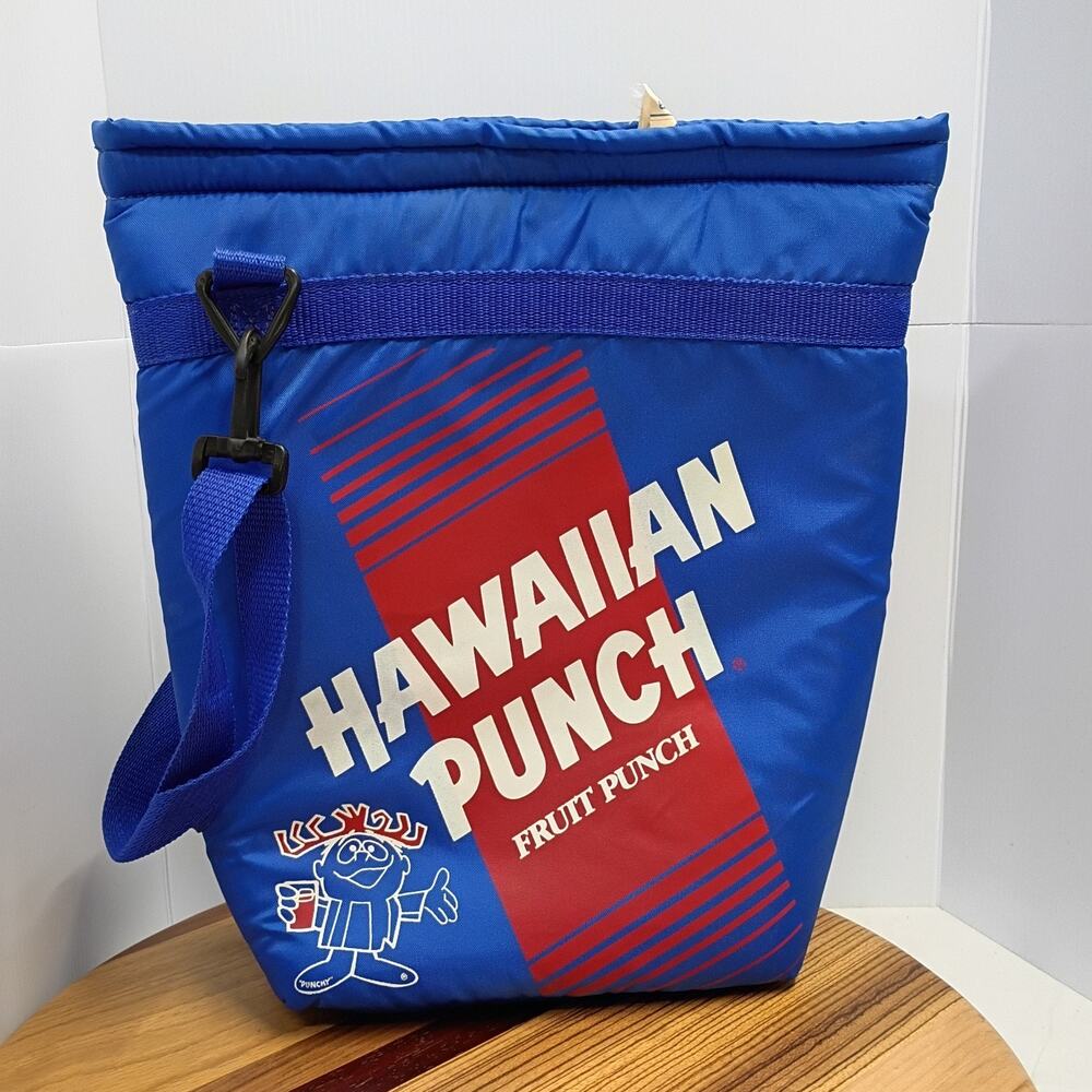 Hawaiian Punch Blue Hook And Loop Lunch Bag Sundara San Francisco Rare